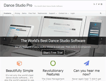 Tablet Screenshot of dancestudio-pro.com